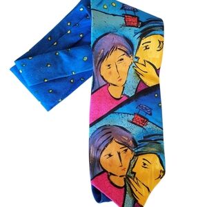 1991 The Beatles Blue Men's Tie